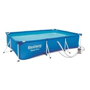 Bazén BESTWAY Steel Pro 3 x 2,01 x 0,66 m s kartušovou filtrací - 56411 TP56411