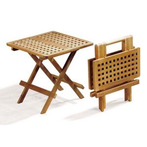 Piknik hranatý teakový skládací stolek TX345771