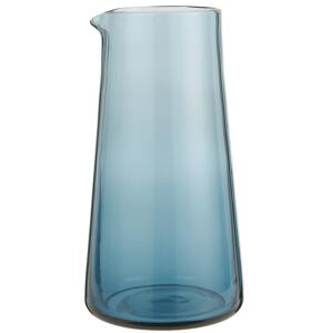 IB Laursen Modrá skleněná karafa Glass Blue 1l