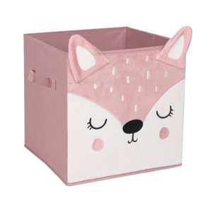 Růžová skládací krabice BICHE