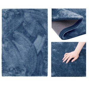 Tmavě modrý koberec MORKO 120x170 cm