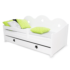 Dětská postel Miki 80 x 160 cm Matrace: Bez matrace, Rošt: Bez roštu