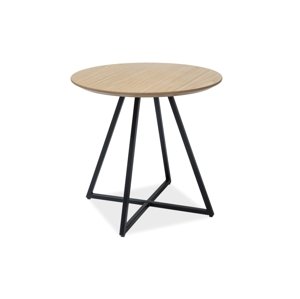 Příruční stolek s deskou v dekoru dub VITA 50X50