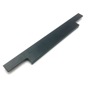 L-design Nábytková úchytka Flat Black černá broušená Rozměr úchytky (mm): 146