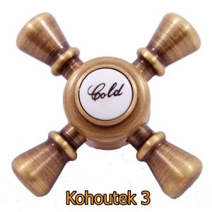 Český výrobce Kuchyňská vodovodní baterie RUSTIK-03 stará mosaz Typ kohoutku: Kohoutek III