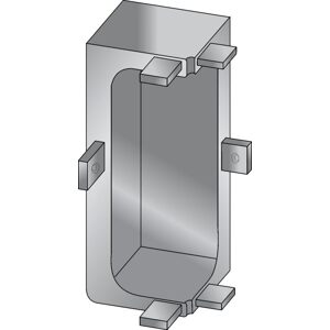 In-Design Vnitřní roh k úchytovému profilu GOLA-C eloxovaný hliník