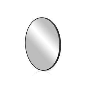 In-Design Zrcadlo RoundLine - černý matný rám, bez osvětlení Průměr zrcadla (mm): 1000