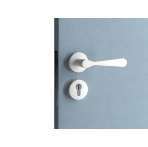 In-Design Dveřní klika Alva Lux bílá matná Provedení kliky: vč. rozety BB - obyčejný klíč