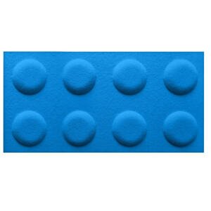 In-Design Nástěnný dětský 3D obklad kostka 60×30 cm – různé barvy Obkladový panel: Barva: Modrá