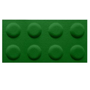 In-Design Nástěnný dětský 3D obklad kostka 60×30 cm – různé barvy Obkladový panel: Barva: Zelená tmavá
