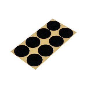Filcové podložky pod nábytek průměr 30 mm - různé barvy Filcové podložky - barva: černá