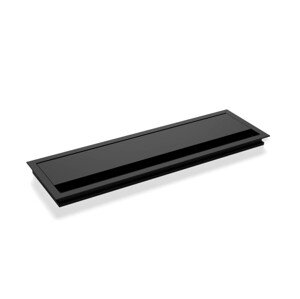 In-Design Průchodka kabelů Geco do stolu hranatá hloubka 100 mm - různé délky černá Délka průchodky (mm): 320