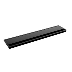 In-Design Průchodka kabelů Geco do stolu hranatá hloubka 100 mm - různé délky černá Délka průchodky (mm): 450
