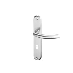 AC-T SERVIS Dveřní klika GINA nerez - oválné štítové kování 90 mm Provedení štítu: BB - obyčejný klíč