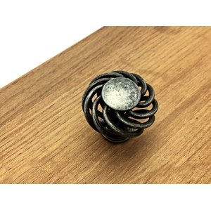 Nábytková knopka Virella ocel patina