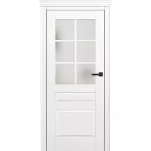 Bílé interiérové dveře Peonia 4 (UV Lak)
