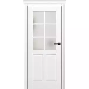 Bílé interiérové dveře Peonia 6 (UV Lak)