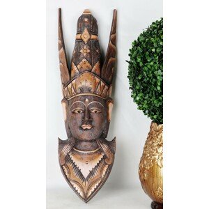Dřevěná dekorace africký šaman - Hugo