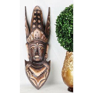 Dřevěná dekorace africký král - Ubu