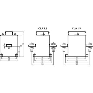 Měřící transformátor CLA 1.2 100/5A 5VA 0,5S 120% cejchované