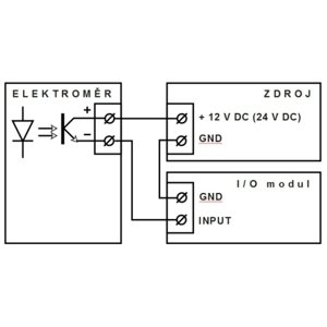 Elektroměr DTS 353-L 4,5mod. LCD,3F 80A, 1tarif /AM 031L/ 1000883