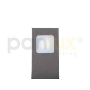 Venkovní nástěnné LED svítidlo FIERA N antracit teplá bílá Panlux PN42100001