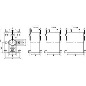 Měřící transformátor CLA 2.3 300/5A 10VA 0,5S 150% cejchované
