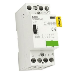 Instalační stykač Elko EP VSM425-22 4x25A 230V s manuálním ovládáním 209970700067