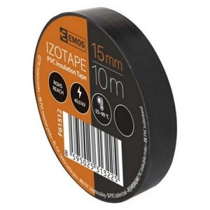 Izolační páska EMOS F61512 0,13mm 15mm x 10m černá