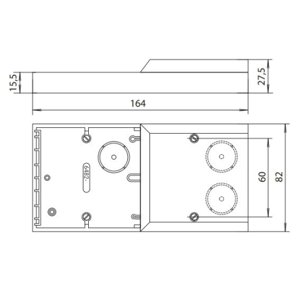 Krabice panelová bez věnečku s víčkem SEZ 6482-11 penál