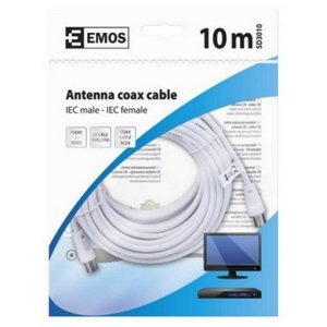 Anténní koaxiální kabel EMOS SD3010 10m rovné koncovky