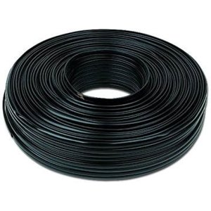 Telefonní kabel dvoužílový černý (100m)