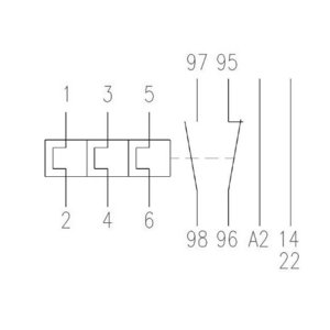 Tepelné nadproudové relé Ir=4-6A EATON ZB12-6 278439