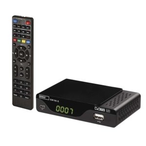 Set-top box EMOS EM190-S HD HEVC H265 (DVB-T2) J6014 s externím čidlem