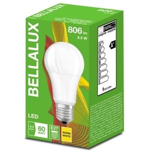 LED žárovka E27 Bellalux ECO CLA FR 8,5W (60W) teplá bílá (2700K)