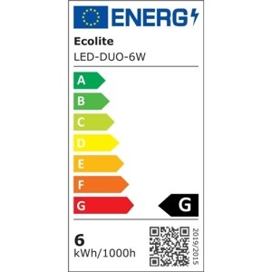 Svítidlo Ecolite DUO 4000K+2700K LED-DUO-S6W