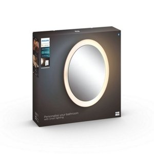 LED koupelnové svítidlo se zrcadlem Philips Hue Adore IP44 s dálkovým ovladačem