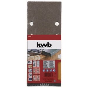 KWB brusný papír 93x230mm 30ks 49818288