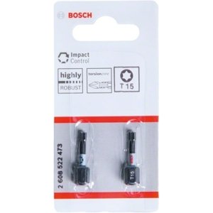 Bity šroubovací T15 blisr 2ks Bosch Impact Control 2.608.522.473
