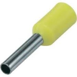Lisovací dutinky žluté GPH DI 1,0-12 průřez 1mm2 délka 12mm (500ks)