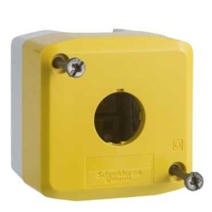 Schneider Electric Harmony skříňka prázdná 1 výřez žlutá XALK01