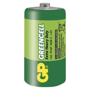 Baterie C GP R14 Greencell (fólie 2ks)