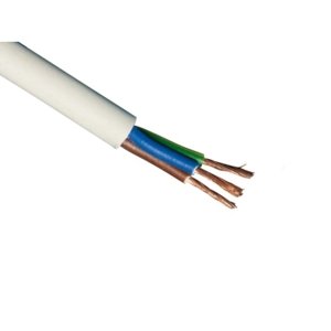 Kabel H03VV-F 3G0,5 trojlinka bílá (CYLY 3Cx0,50)