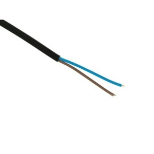 Kabel H05VV-F 2x1 černá (CYSY 2Dx1)