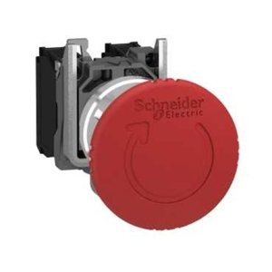 Schneider Electric Harmony nouzové tlačítko červené s aretací XB4BS8445 průměr 40mm uvolnit otočením