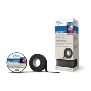 Izolační páska černá 19mm x 20m etelec ISOEL - 633 Professional 1099080