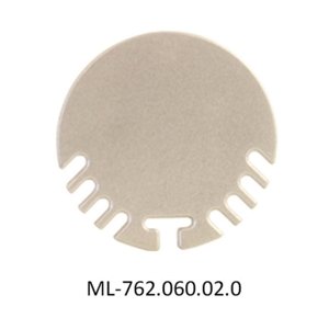 Koncovka LED profilu ZP bez otvoru stříbrná McLED ML-762.060.02.0