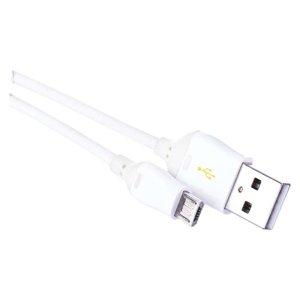 USB kabel EMOS 2.0 A/M - micro B/M 1m bílý, Quick Charge SM7004W