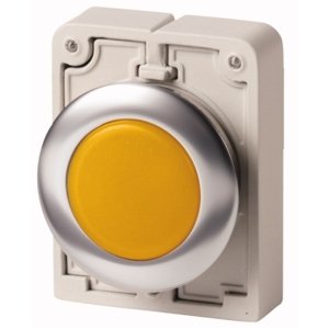 Signálka žlutá zapuštěná IP67 kroužek kovový EATON M30C-FL-Y 183285