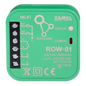 Wi-Fi spínací relé Zamel Supla ROW-01 do krabice